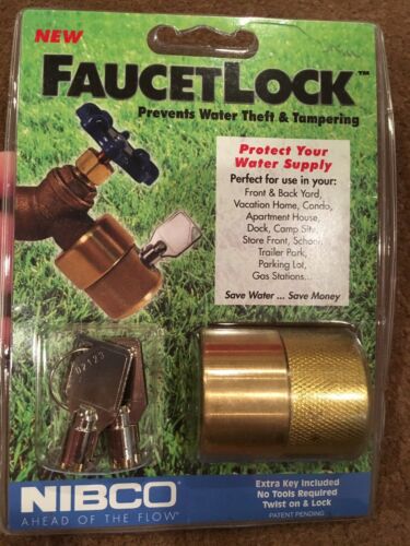 New Faucet Lock By Nibco Free Shipping