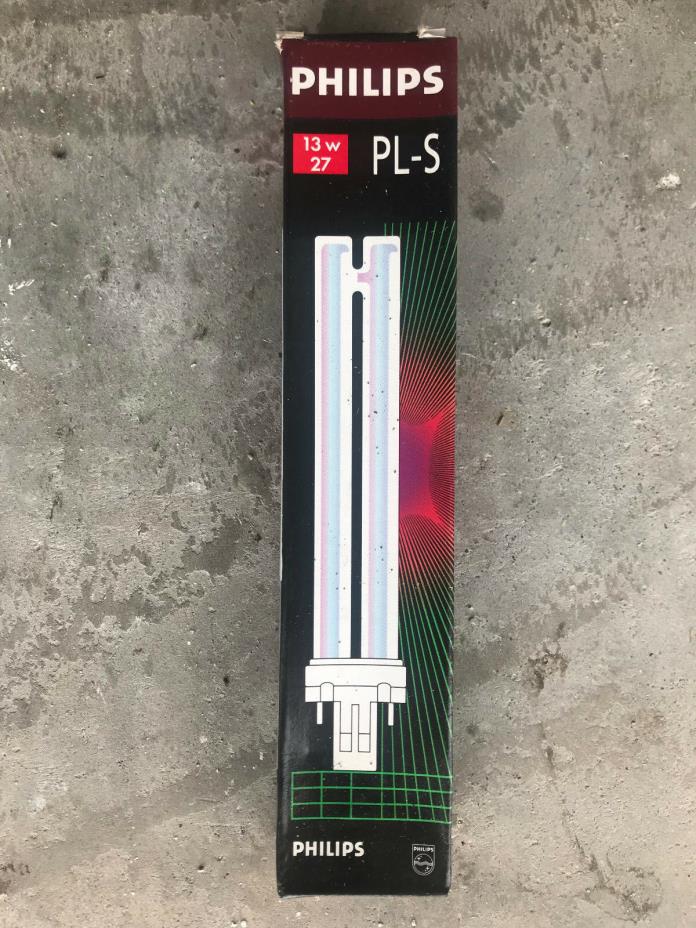 6  Philps PL?S 13 watt  27 Compact Fluorescent bulb 2 Pin ( GX23 )
