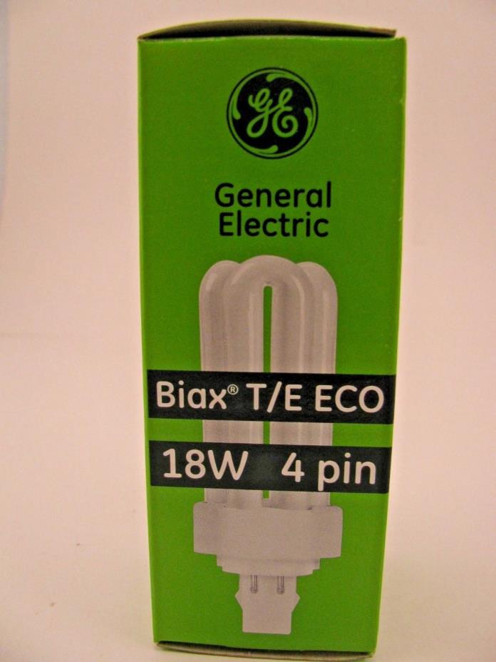 Light Bullbs GE Biax T/E ECO 18 W 4 Pin CFL 8-Pack New In Box