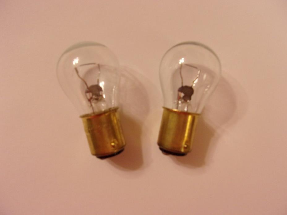 TWO Original GE 1142 Miniature Lamps, 12V 18W  S8 New old Stock