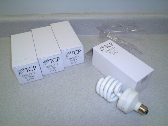 TCP 28932277 Spring Lamp Spiral Fluorescent Bulb 32-watt 5100K 277-VOLT  (4)