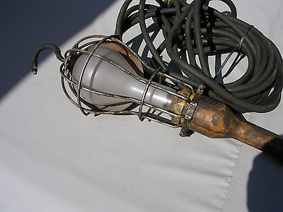protex drop light, caged light fixture steam punk