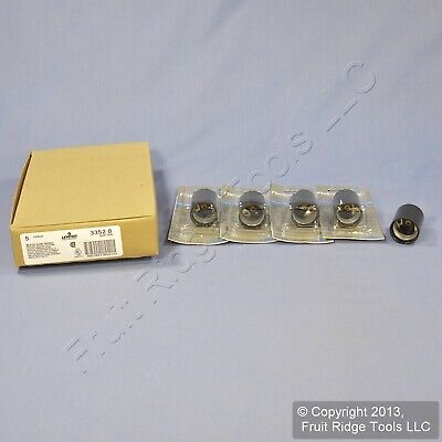 5 Leviton Phenolic Lamp Holders Light Sockets Hickey E26 Medium Base 3352-8