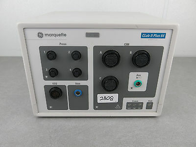 GE Marquette CLab II Plus 64 Amplifier Cardiolab Monitor