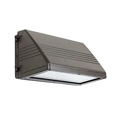 90W Full Cutoff LED Wall Pack, 120-277V, Type 3, Dark Bronze | Replace 320W Meta