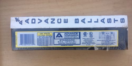 Advance Standard REL-3P32-SC Instant Start Electronic Ballast 120v F32T8 RS/IS