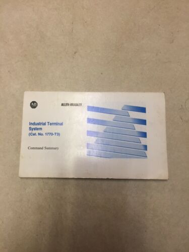 Vintage Allen-Bradley Industrial Terminal System Cat No. 1770-T3