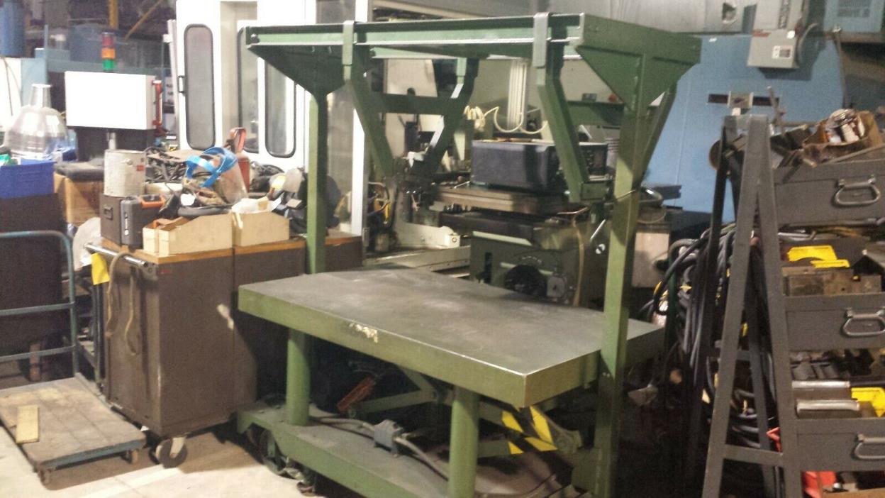 4,000# Lexco Electric Hyd. Die Splitting cart w/36