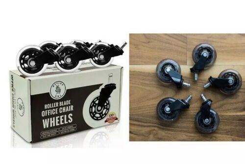 Office Owl Roller Blade Caster Wheels Office Chair Universal Set of 5