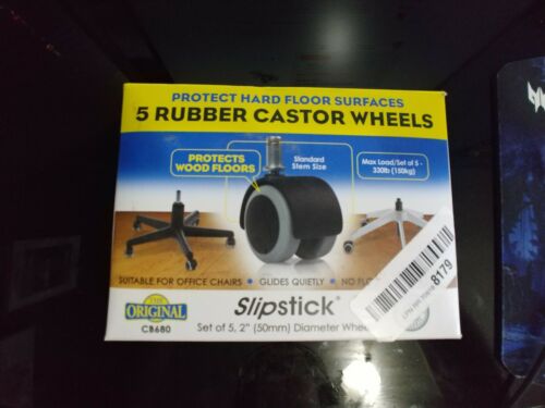 NEW SlipStick Rubber Castor Wheels  2