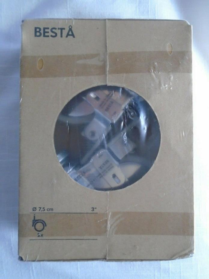 NEW IKEA Besta Casters Wheels (2 In Box) SEALED