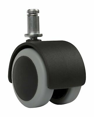 Slipstick CB680 2 Inch Floor Protecting Rubber Office Chair Caster Wheels 4 pack