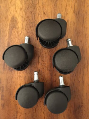 5 Pack Office Computer Chair Caster Wheels Rollerblade Replacement