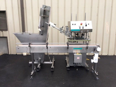 Inline Filling Systems Inline Capper with Elevator Sorter/Feeder, See Video Link