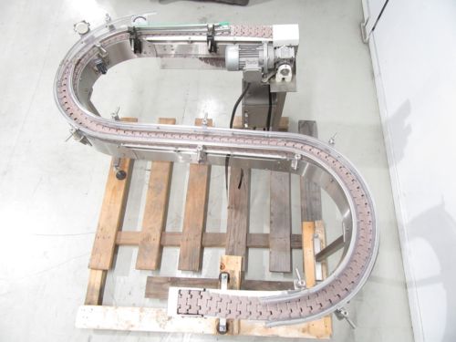 Conveyor Stainless Steel S  Shape Conveyor Table Top 3 1/2 IN  (Used Tested)