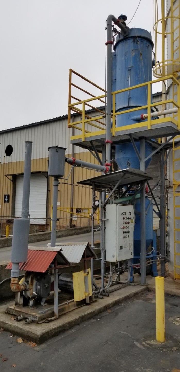 WHIRL AIR 10BF-300 PNEUMATIC VACUUM CONVEYING UNLOADING SYSTEM SUTORBUILT 30HP
