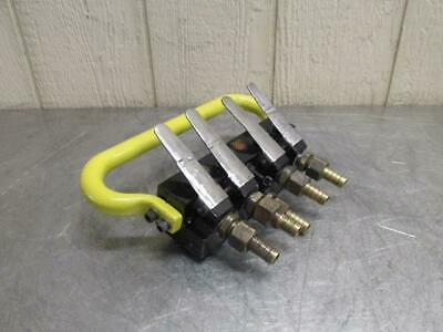 Air Pneumatic Chain Hoist Trolley Lift Control Pendant 4 Way *Rebuilt*
