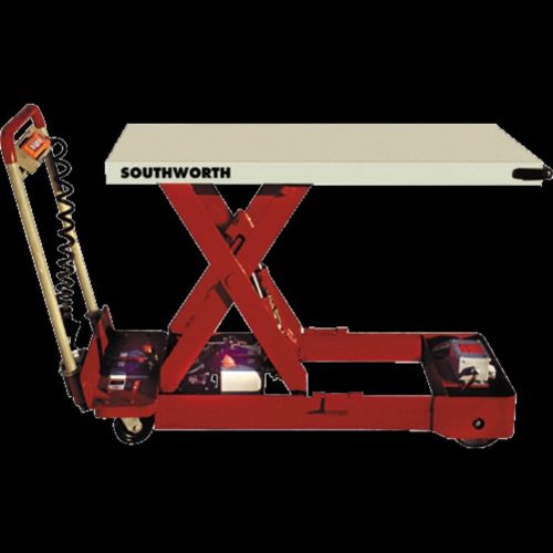 1 Southworth MLL Hydraulic Lift Table moves fwd/rev and up/down 1100lbs