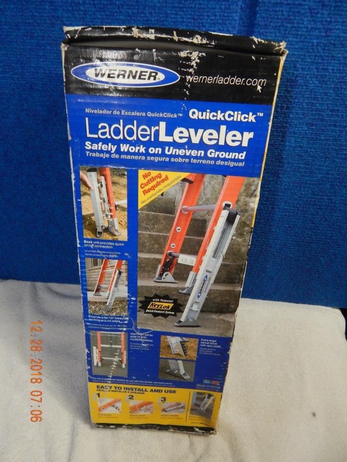 Extension Ladder Leveler, Aluminum WERNER PK70-1