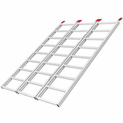 70&times50&39&39 Tri-Fold ATV Ramps Aluminum Loading For Motorcycle Truck Lawn 2