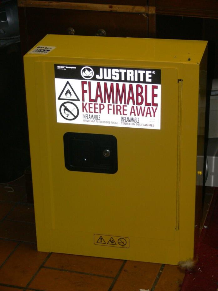 Justrite Sure-Grip EX Mini Flammable Liquid Storage Cabinet, Part No. 890200
