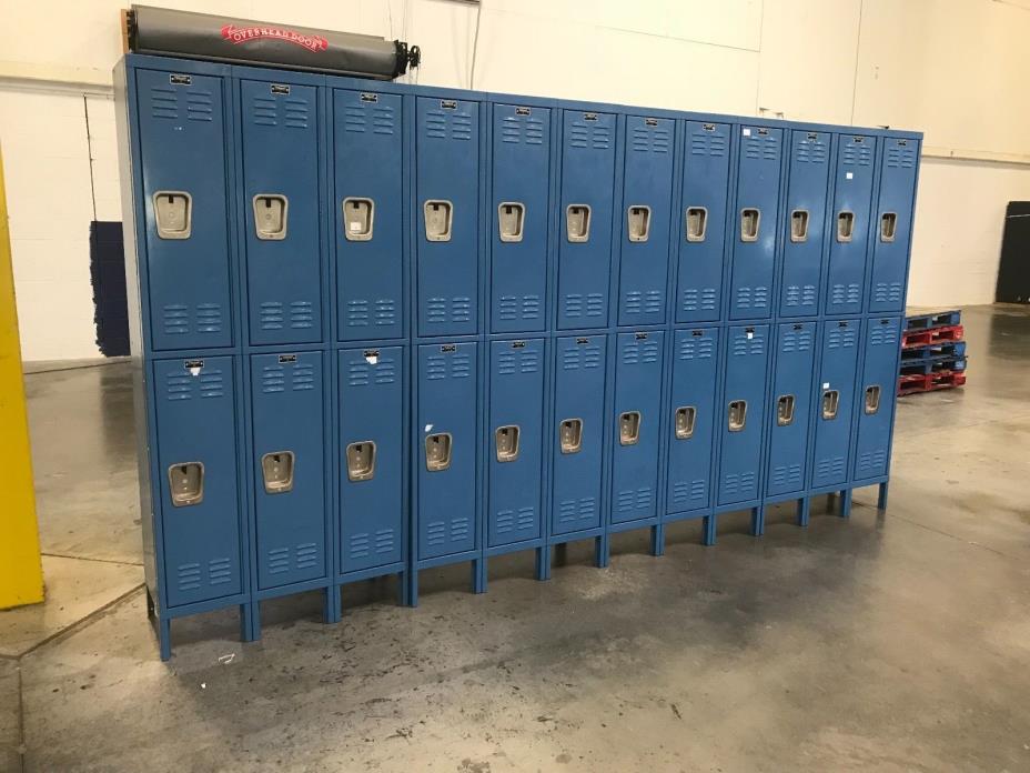 Hallowell 24 Doors Employee Lockers...