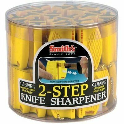 Smith's Abrasives Inc 2 Step Knife Sharpener Pack Of 24 Knife Sharpener Pocket
