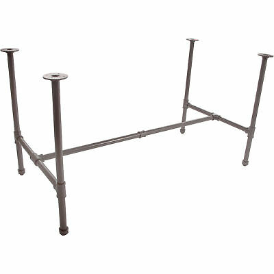 Econoco Large Nesting Table Frame Only- Anthracite Gry 58inWx30inDx30 1/2inH