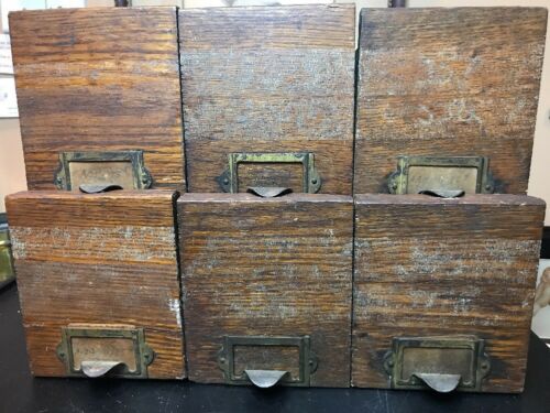 Vintage Hardware Store Wooden Drawers. 10“ X 4“ X 4 1/2“. Would Clean Up Well!