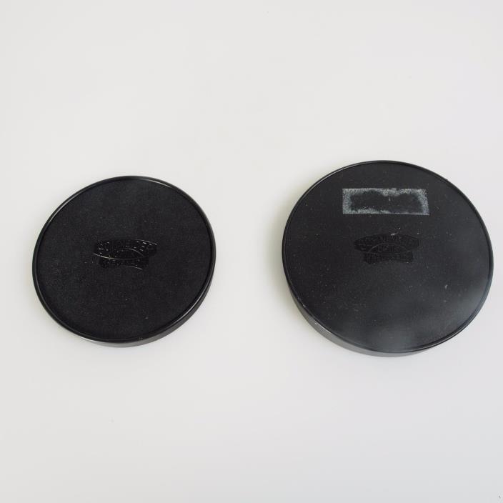 >Lot of 2 Schneinder-Kreuznach Plastic Lens Caps 81.1mm & 125x14 #5