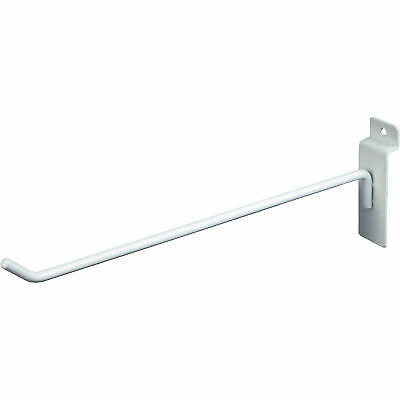 Econonco 10in Slatwall Hook- White Model# EWH/H10