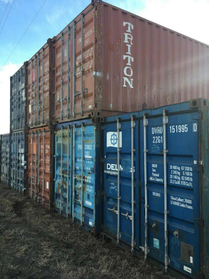 20 Foot Double Door One Tripper Shipping Container