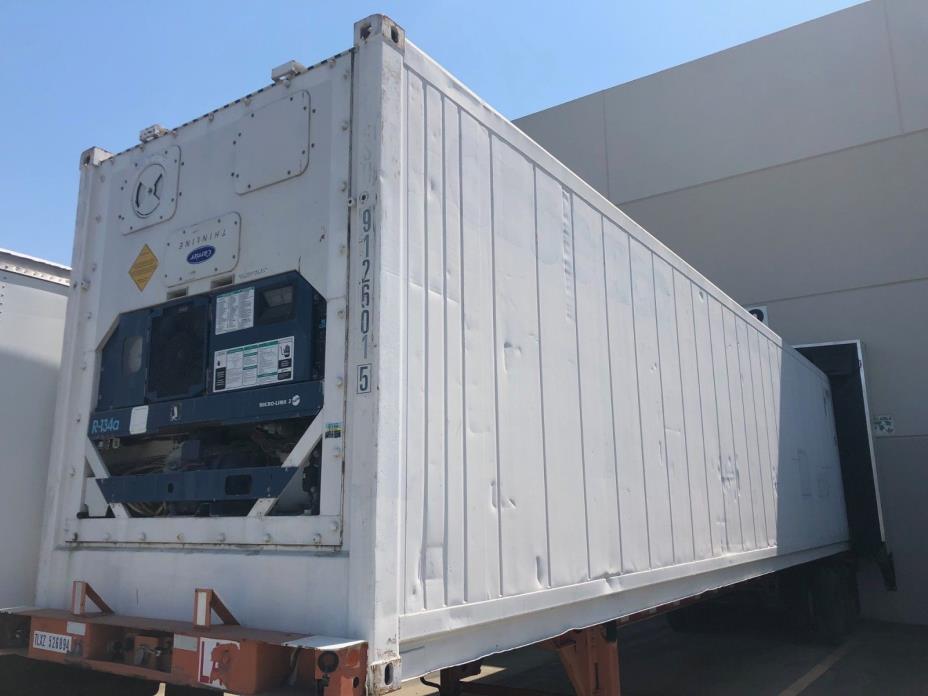 working refrigeration trailer, Insulated storage container