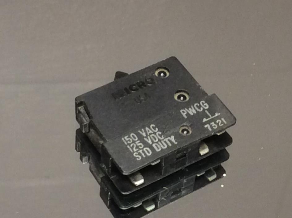 MICROSWITCH PWCG 150 VAC 125VDC STD DUTY 