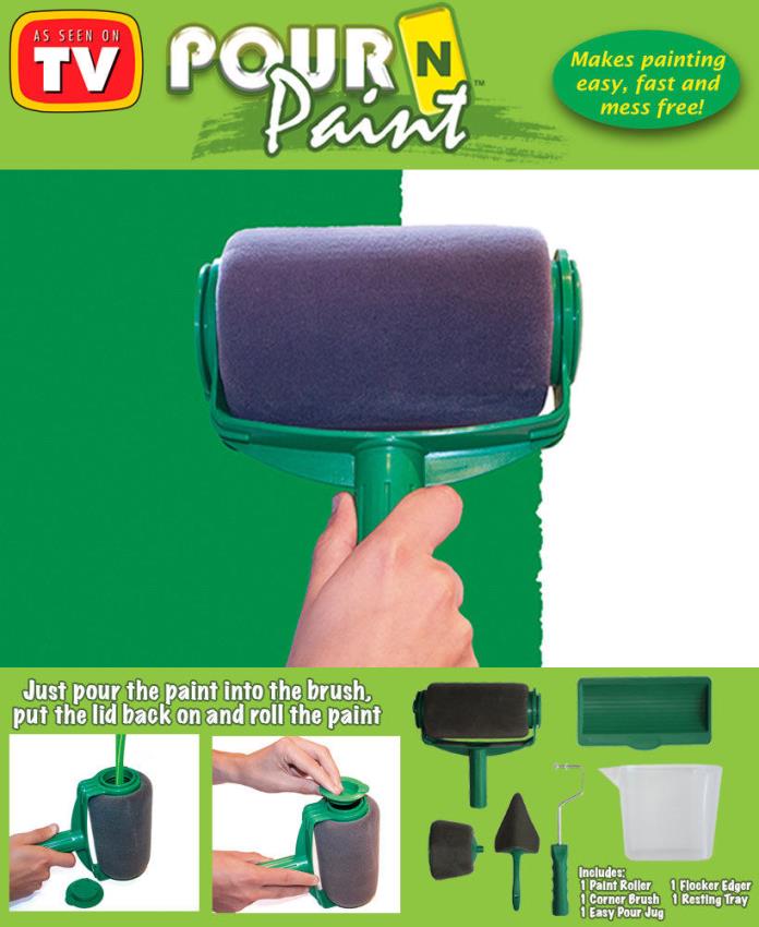 Pour N Paint - As Seen On TV, Makes painting easy, fast and mess free! NEW!