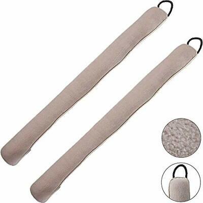 3-Feet Draft Stopper Cloth Seal Weather Stop, Beige, 2 Pack Home & Kitchen