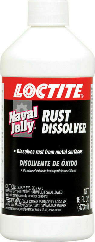 16oz LOCTITE Naval Jelly RUST DISSOLVER Remover from Metal Steel Iron 553472