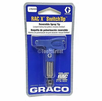 Graco Rac X SwitchTip LTX419 Spray Tip Blue Size 419, NEW
