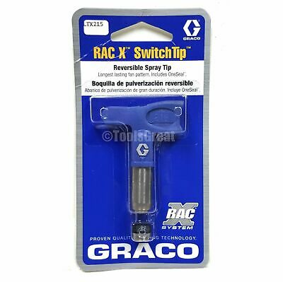 Graco Rac X SwitchTip LTX215 Spray Tip Blue Size 215, NEW