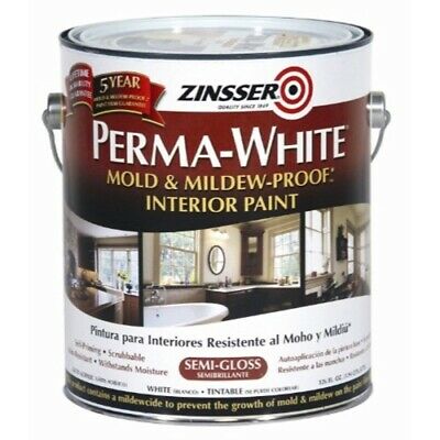 Rust-Oleum Perma-White Mold & Mildew Proof Interior Paint, SemiGloss Finish