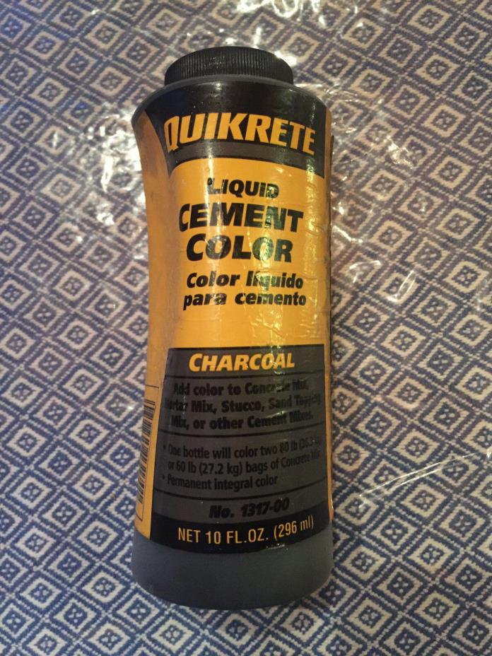 Quickrete Liquid Cement Color, Charcoal, 1317-00, 10 Fl. Oz.