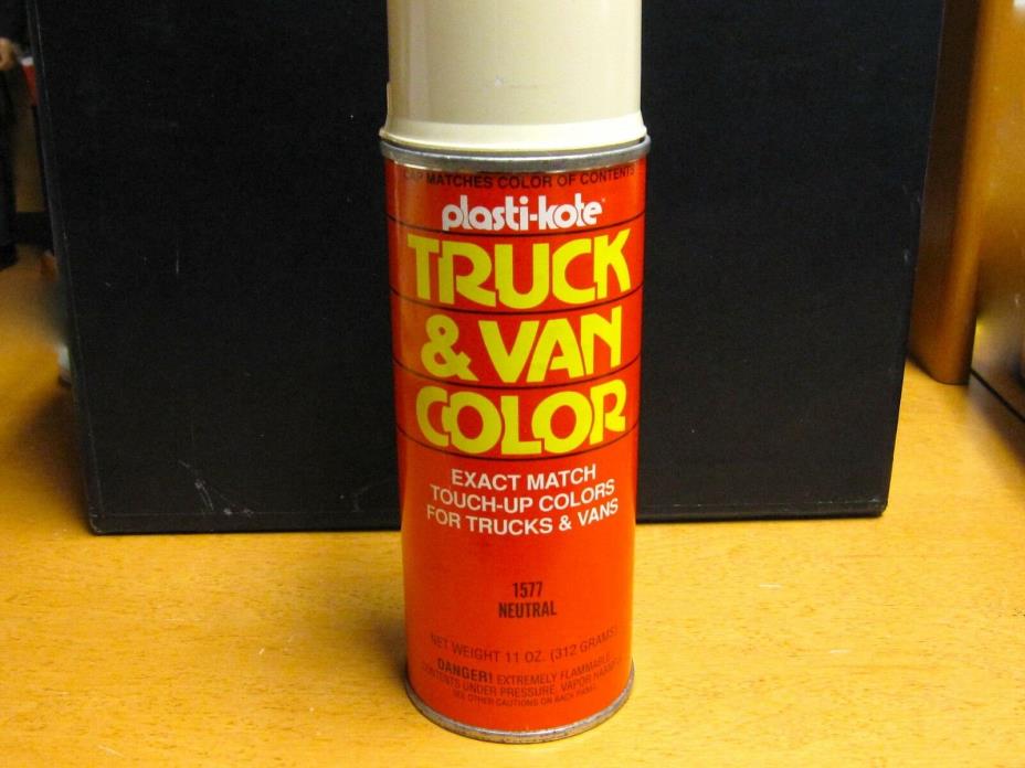 Plasti-Kote Truck & Van #1577 Neutral Auto Spray Paint  New Old Stock