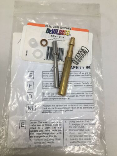 New DeVilbiss SPK-101-K Air Valve Service Kit, For COM Series