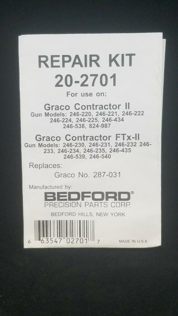BEDFORD 20-2701 REPLACES GRACO 287031