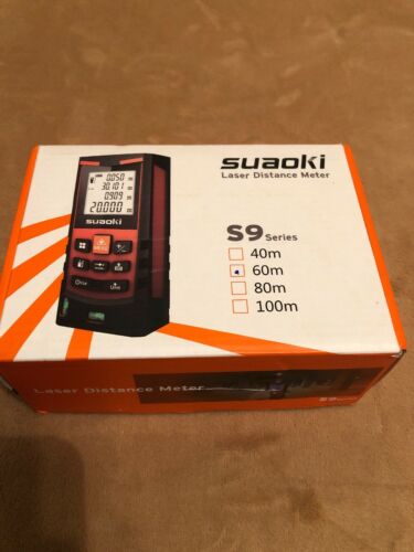 Suaoki S9 196ft Portable Laser Distance Measure, Laser Measure 60M