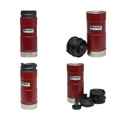 Stanley Coffee Thermos Vacuum Mug Bottle Stainless Steel Hammerton Red 16OZ