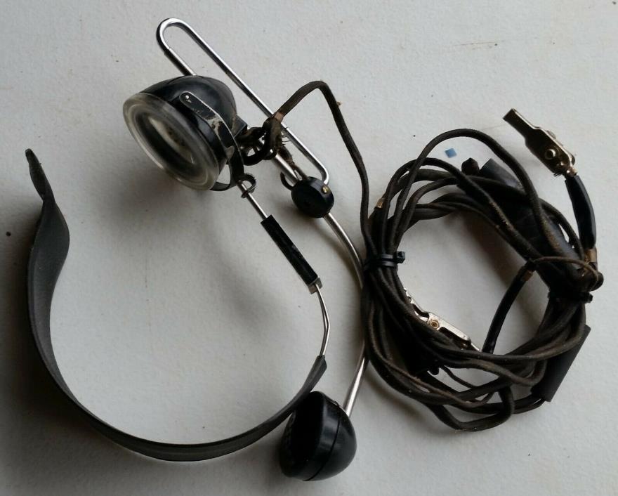 HEADSET - Telephone Splicer's talking headset - USED