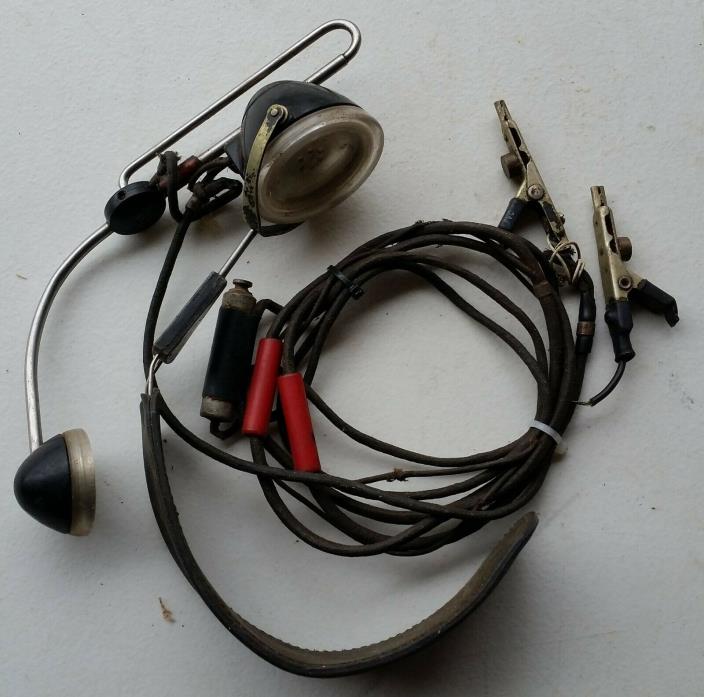 HEADSET - Telephone splicer's talking headset - USED
