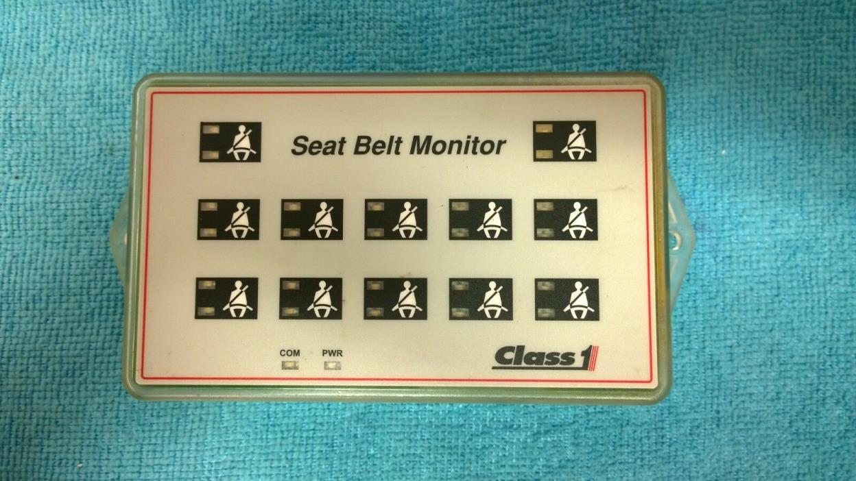 CLASS1 SEAT BELT MONITOR,  UNTESTED   R7-2