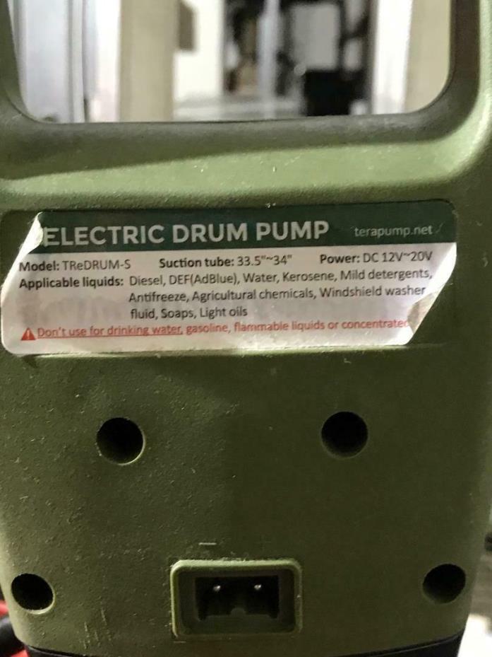TeraPump TREDRUM-S Electric Drum Pump